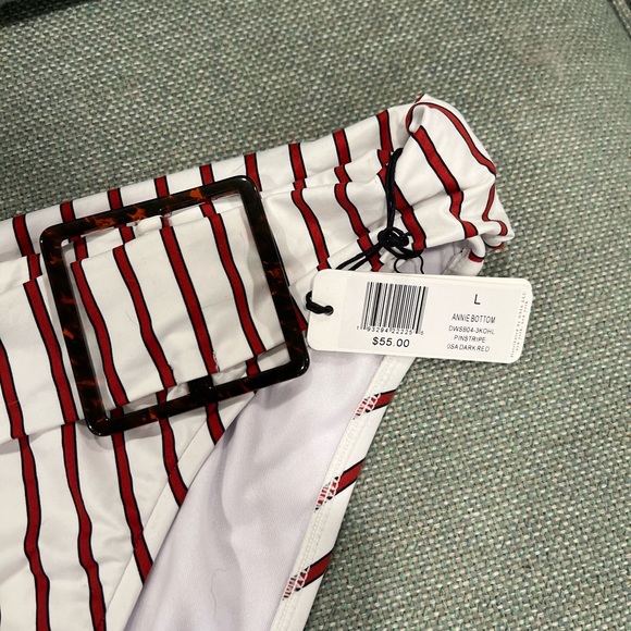 WE WORE WHAT Striped Swim Bikini - Picture 5 of 5